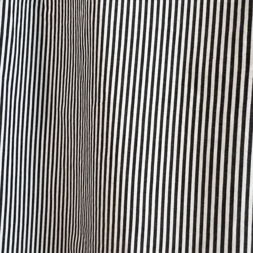 J. Crew women long sleeve striped shirt blouse top with pocket black white small